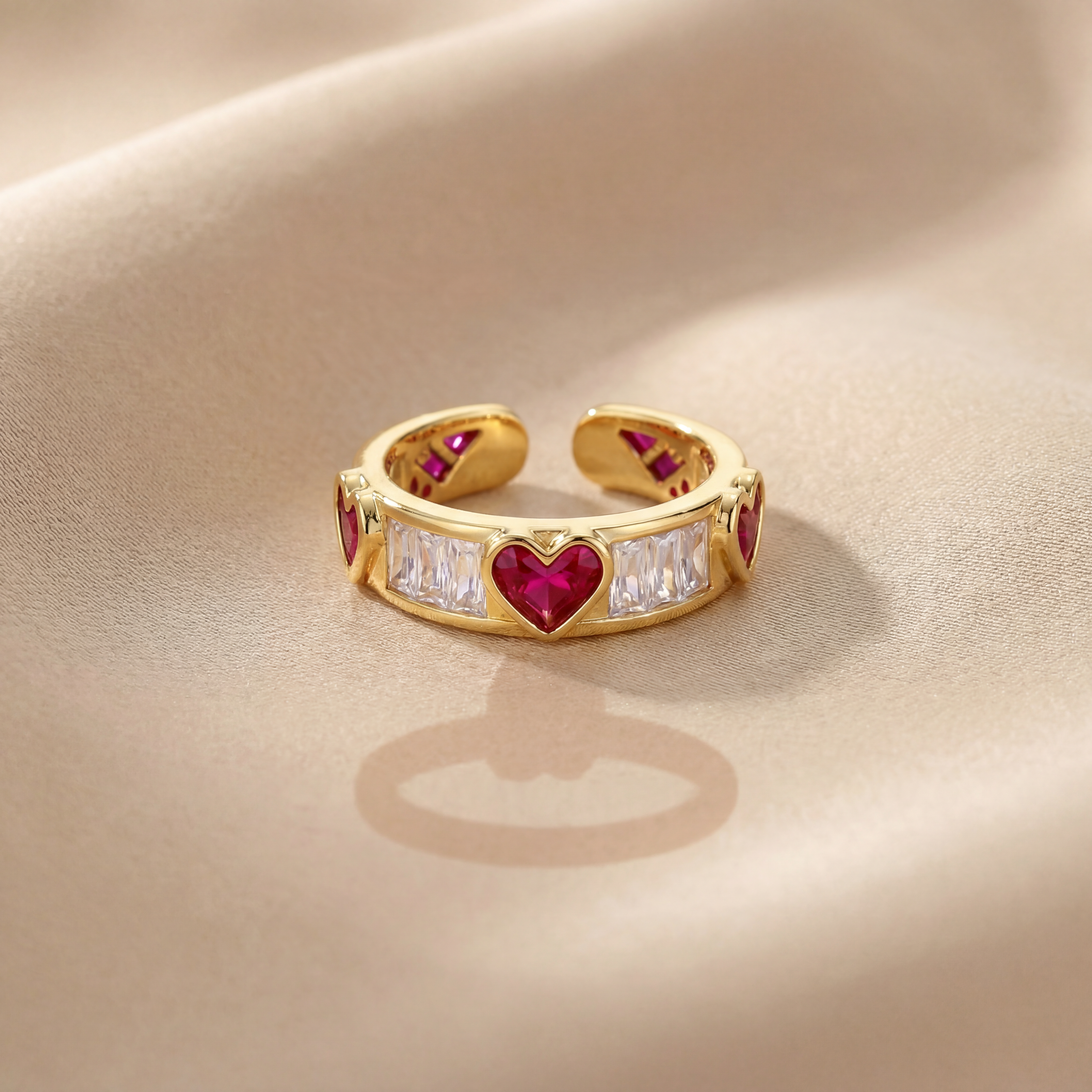 Love + Logic Gold Plated Ring