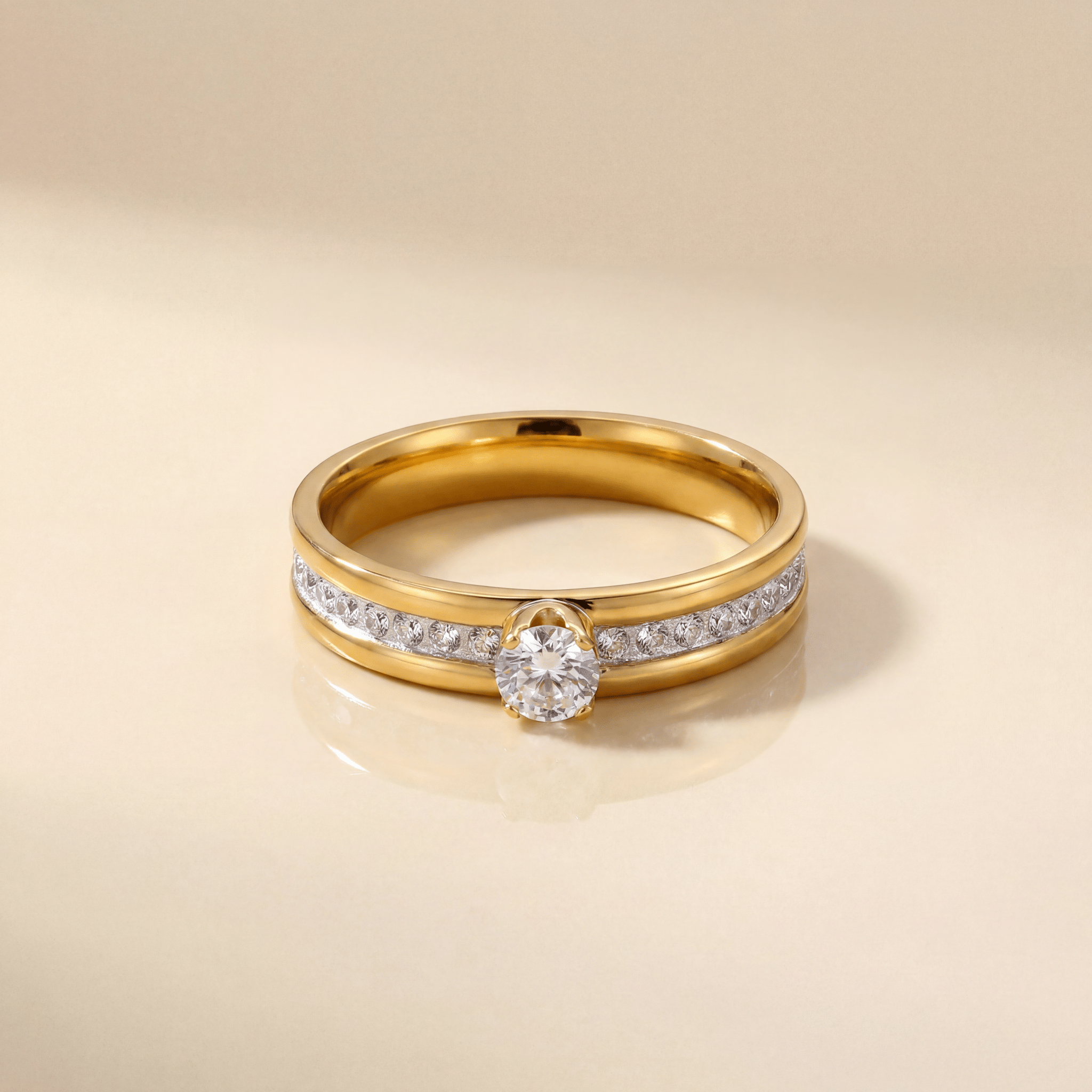 Eternal Promise Ring – 14K Gold Plated - Myuniclab