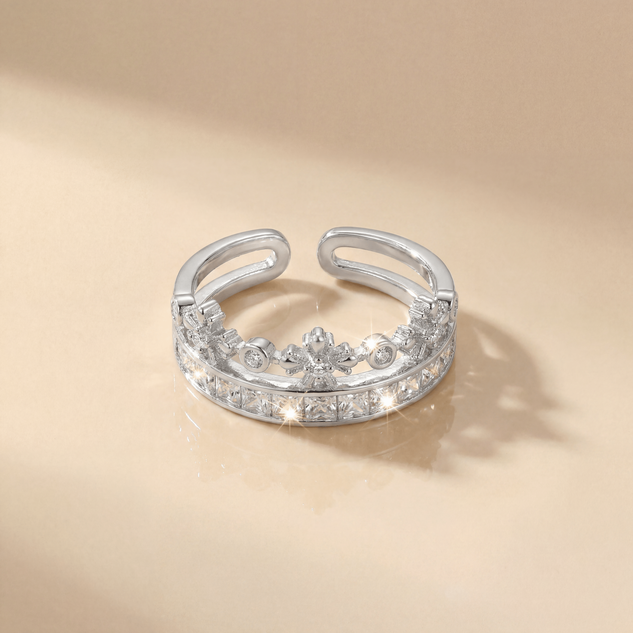 Royal Crown Adjustable Ring - Myuniclab